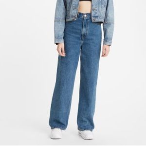 Levis High Loose Medium Wash Jeans
